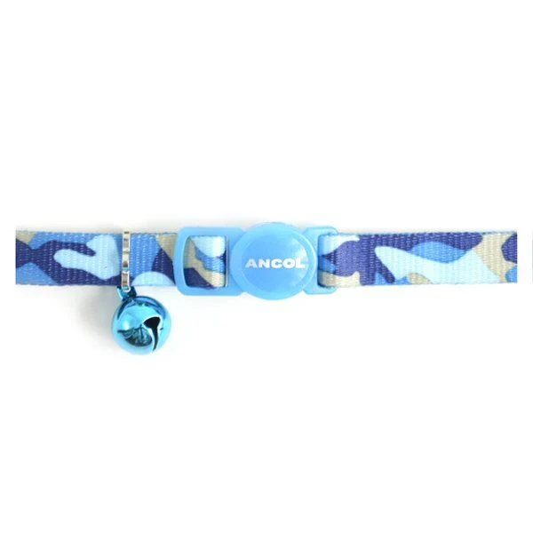 Ancol Camoflage Blue Cat Collar