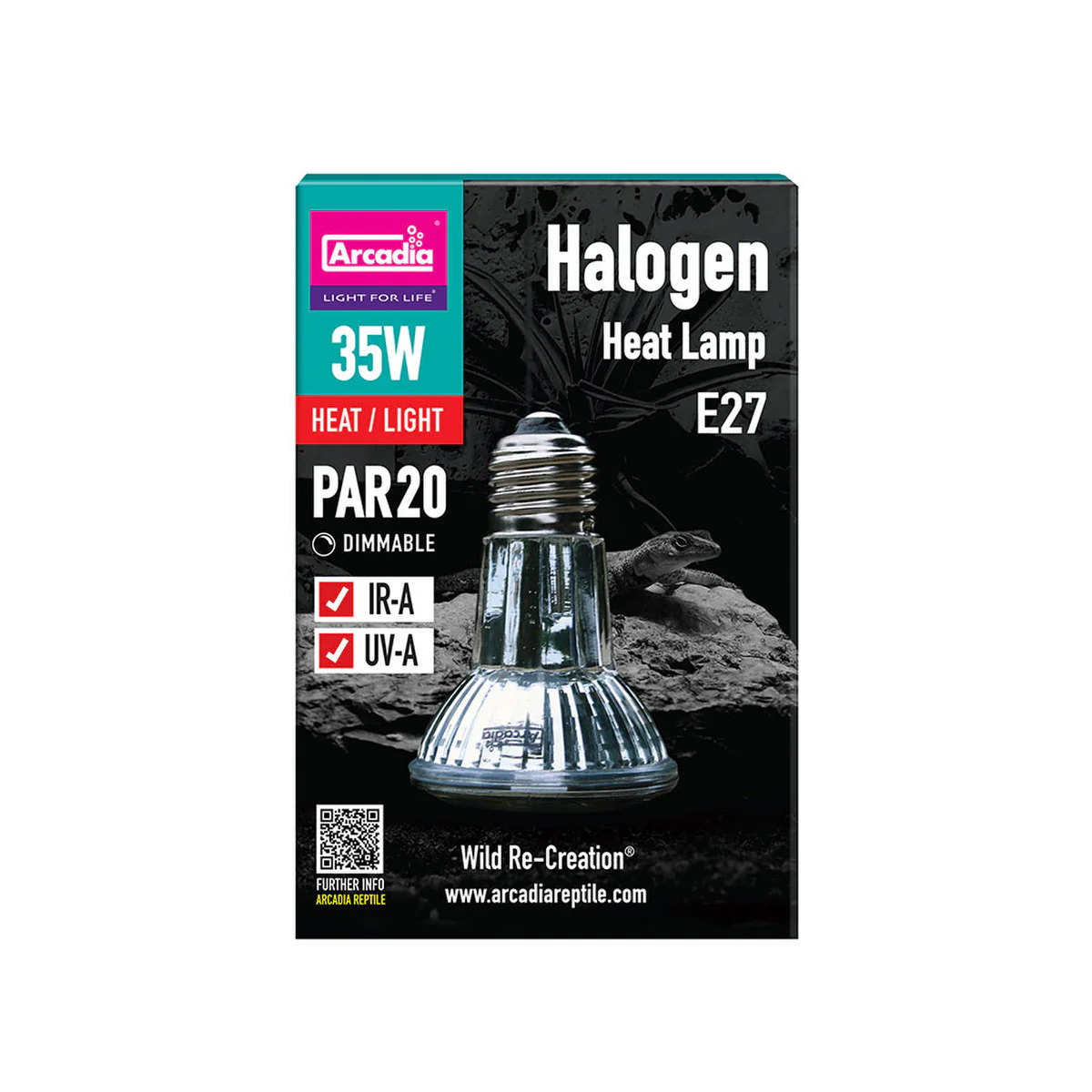 Arcadia Reptile 35w Halogen Flood, 240v E27 - Image 3