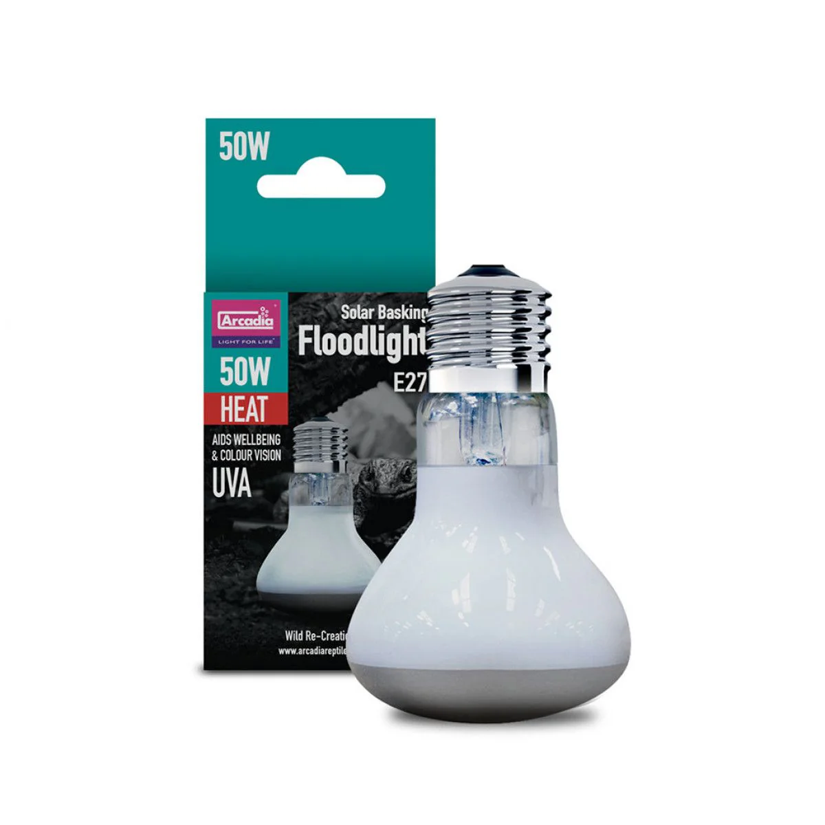 Arcadia Solar Basking Floodlight, 50 Watts