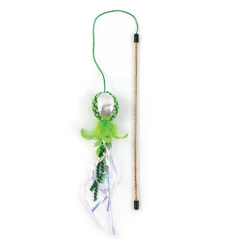 Bright Bauble Green Cat Teaser