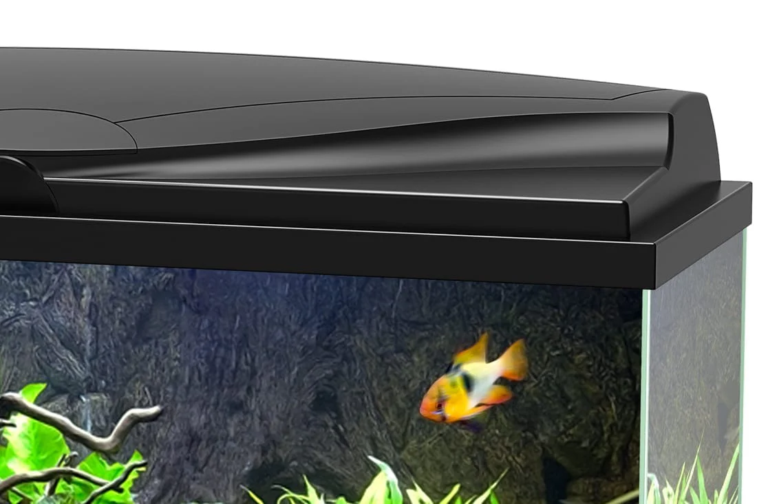 Ciano Aquarium Aqua 80 LED Black with LED Lights & Black Lid and Filter 71 Litre - Image 4