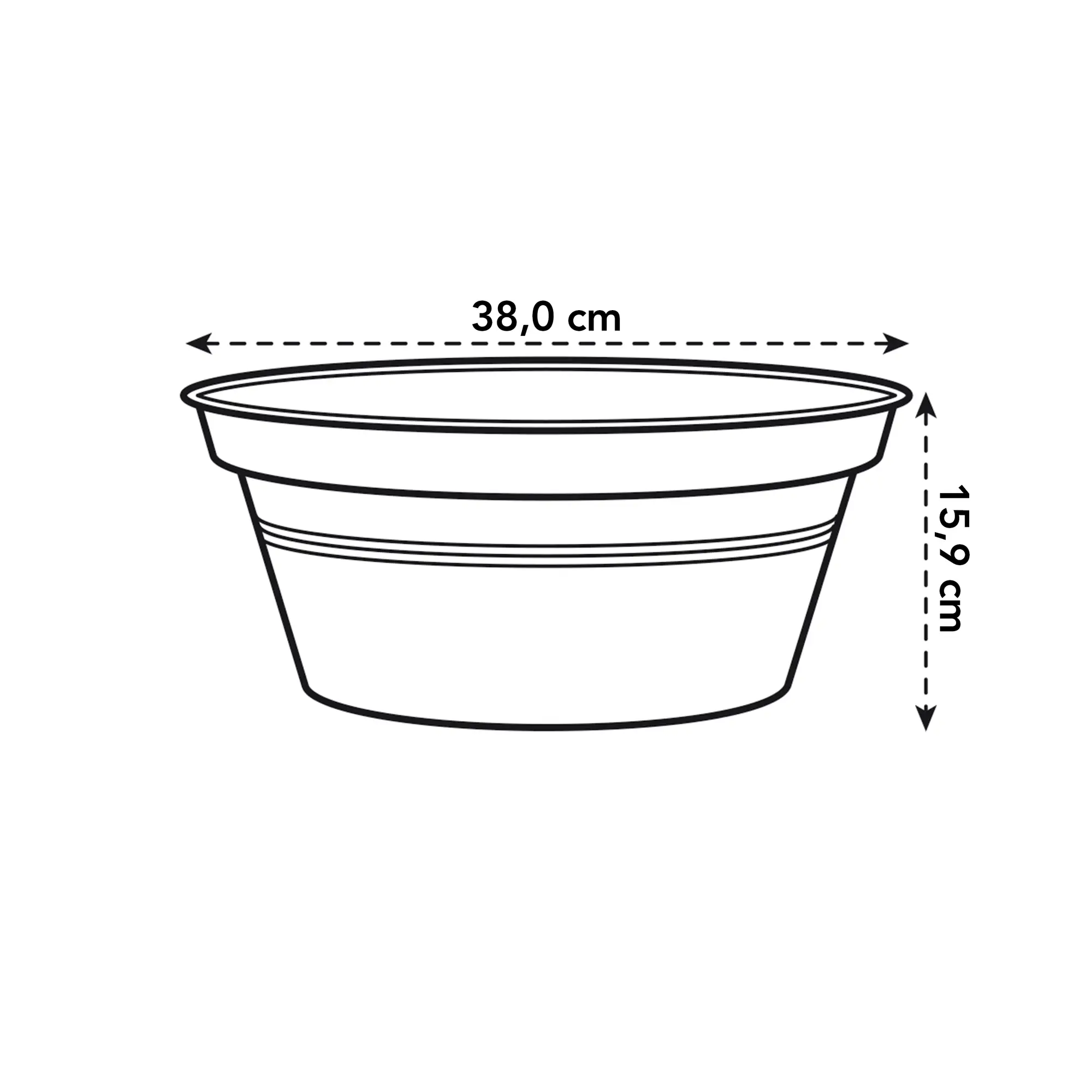 Elho Green Basics Bowl 38cm Living Black - Image 5