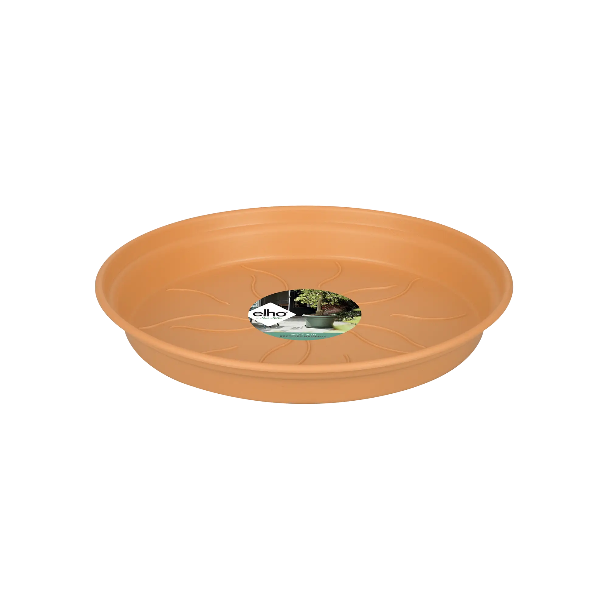 Elho Green Basics Saucer 25cm Mild Terracotta Colour - Image 2