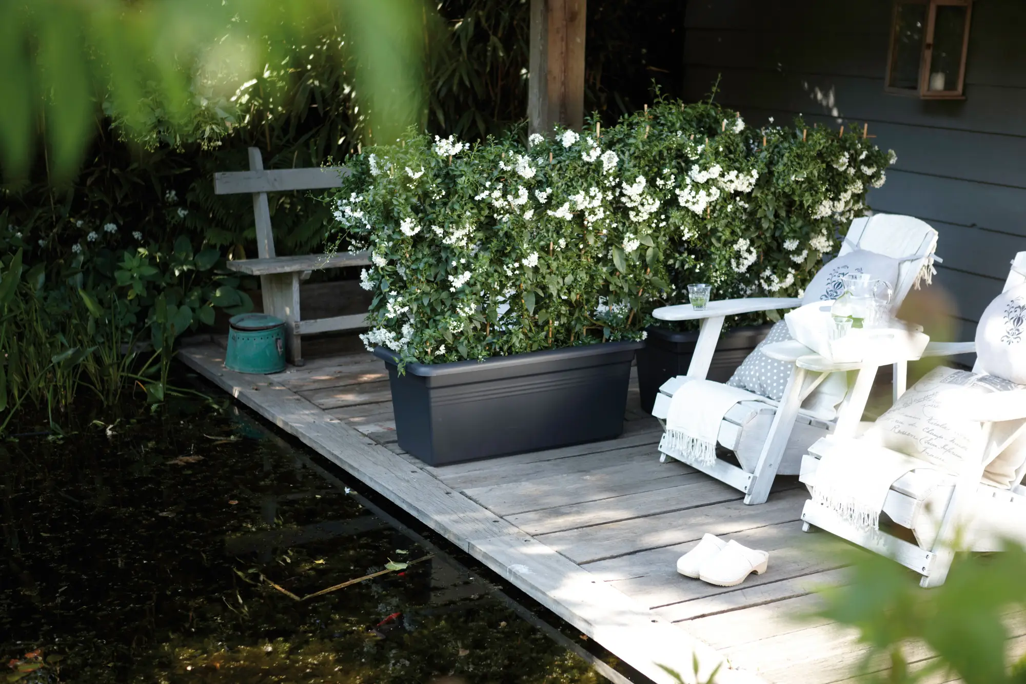 Elho Green Basics XXL Trough 80cm Living Black - Image 5
