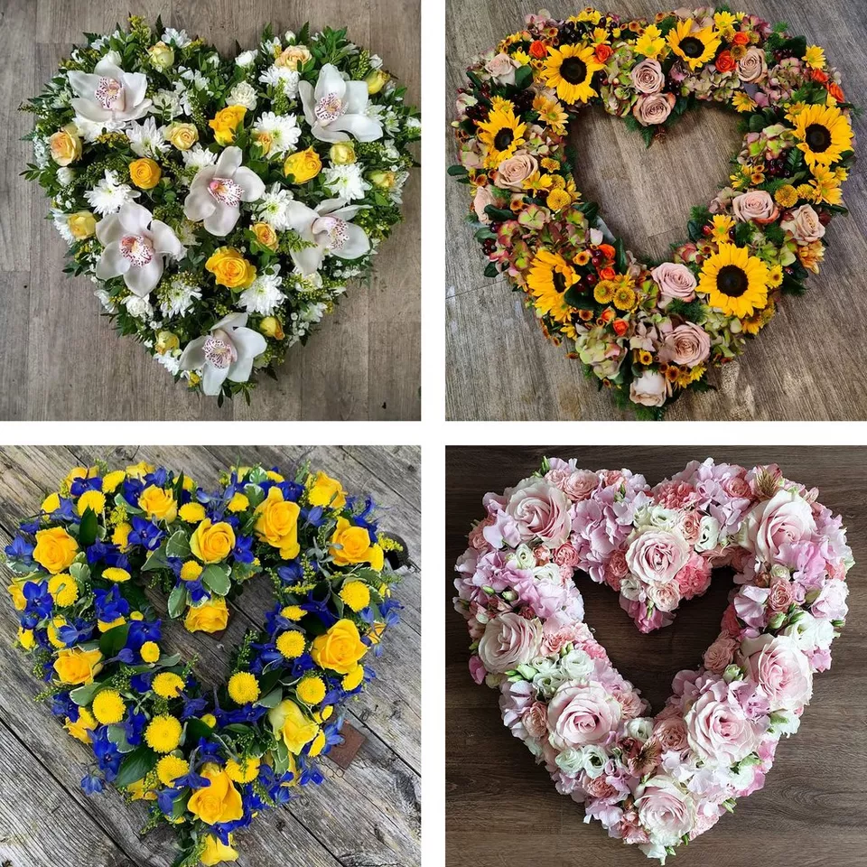 Funeral Heart Tribute Made With The Finest Flowers