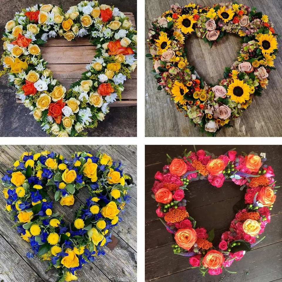 Funeral Heart Tribute Made With The Finest Flowers - Image 3
