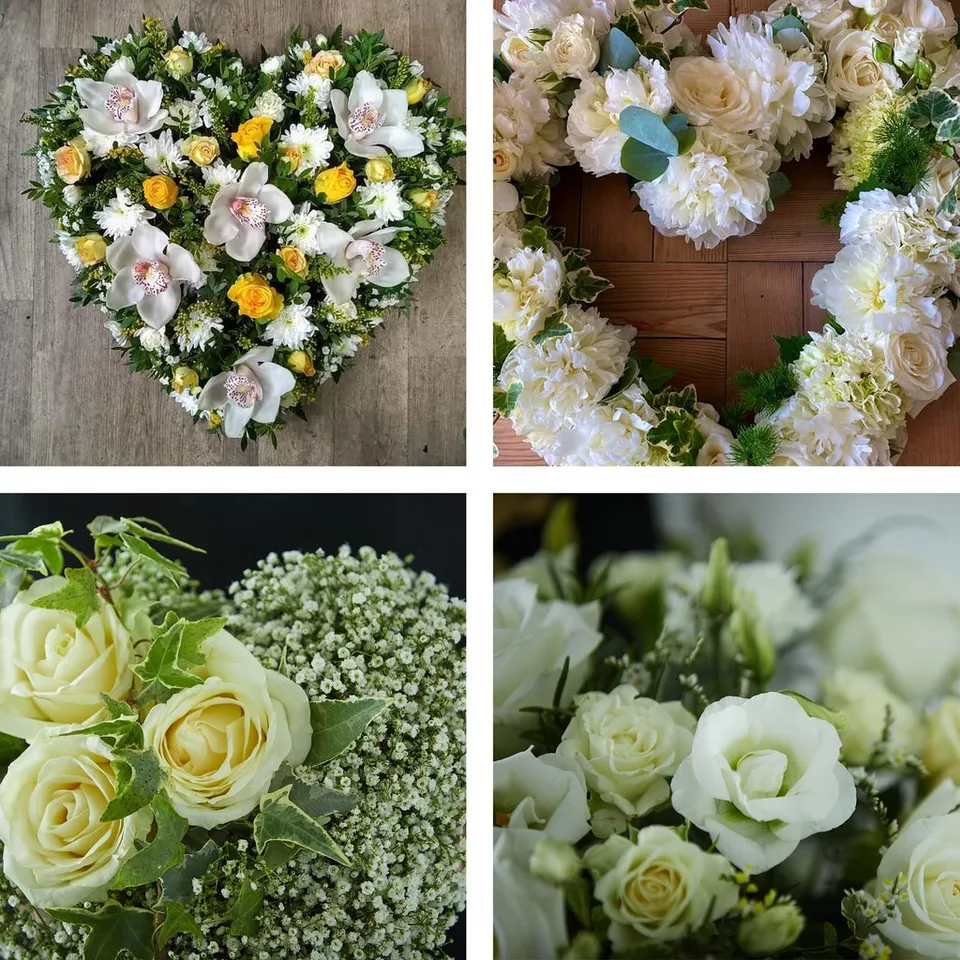 Funeral Heart Tribute Made With The Finest Flowers - Image 4