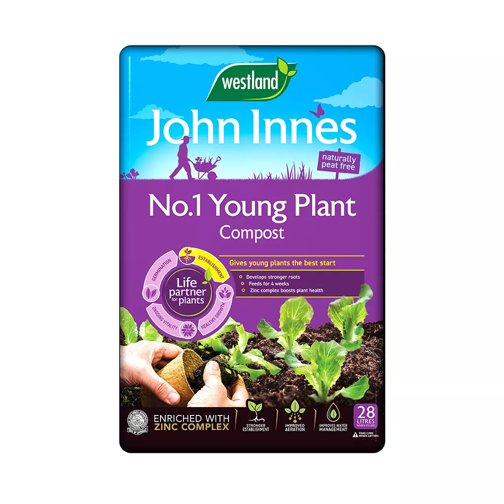 John Innes Peat Free No.1 Young Plant Compost 28L - Image 2
