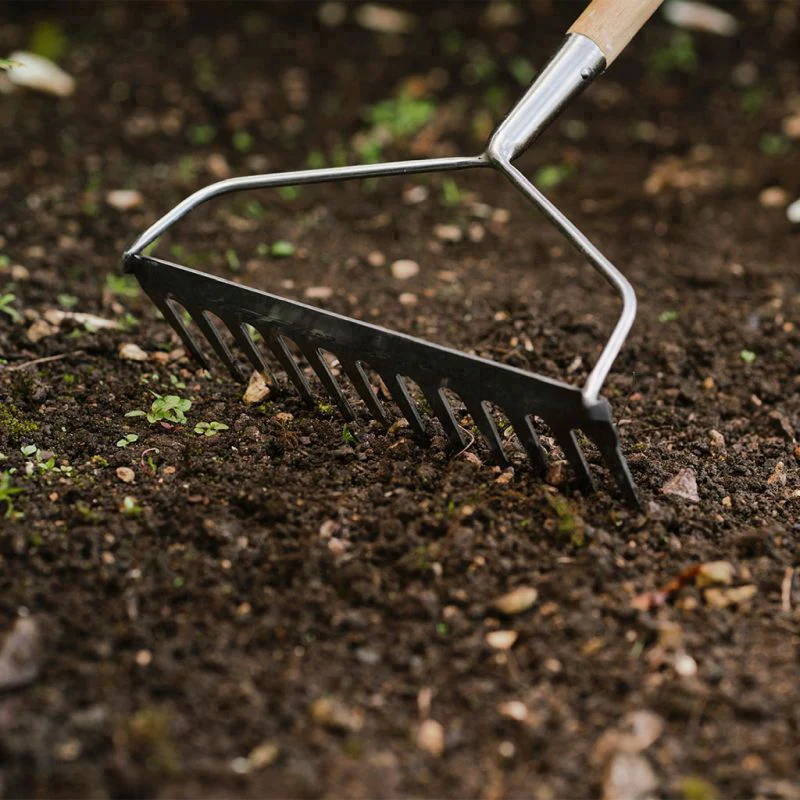 Kent and Stowe Garden Life Stainless Steel Soil Rake - Image 3