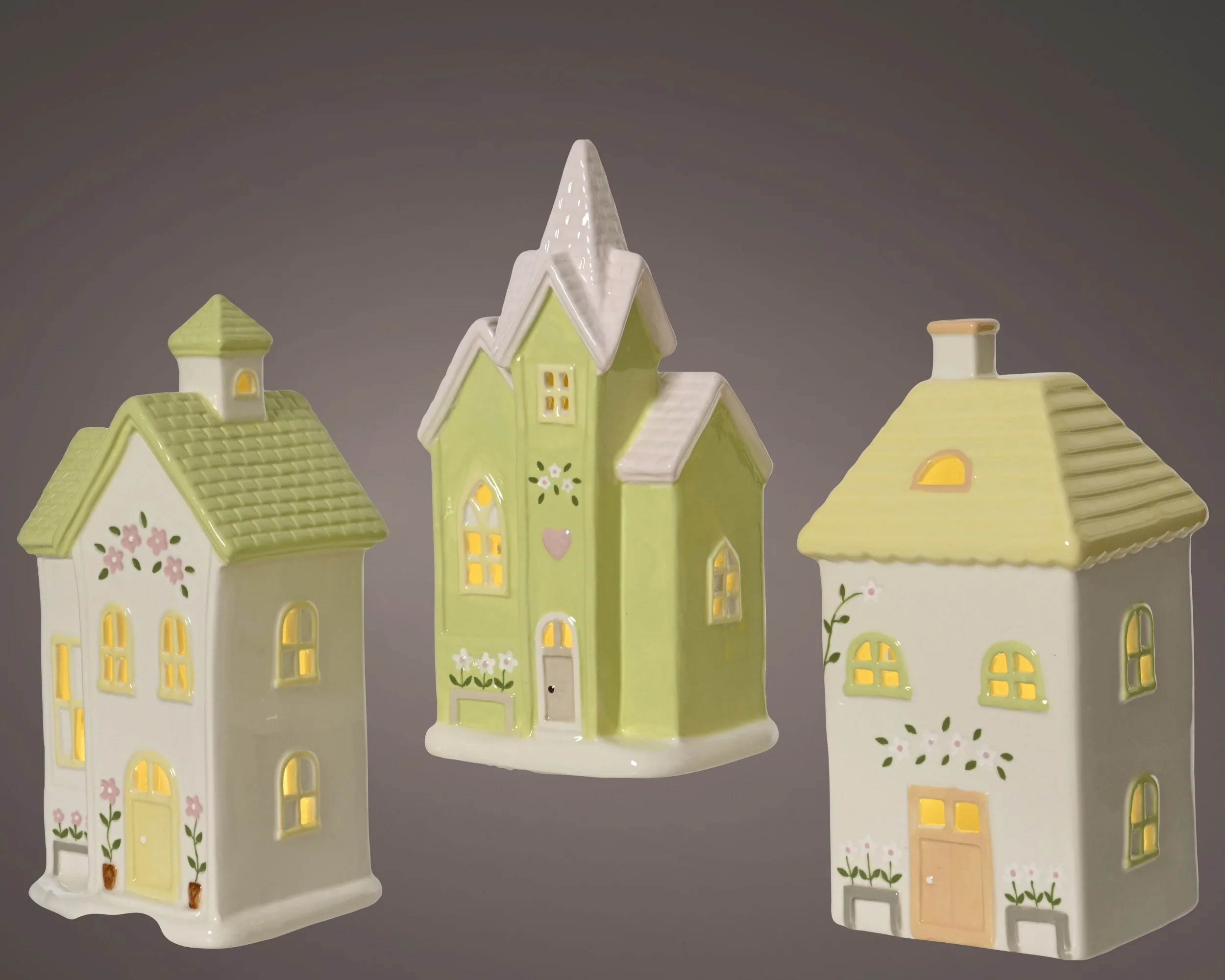 LED house porcelain - sold separately