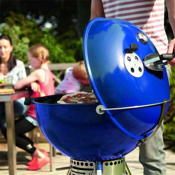 Weber Master-Touch GBS C-5750 Charcoal BBQ 57cm (Ocean Blue) - Image 3