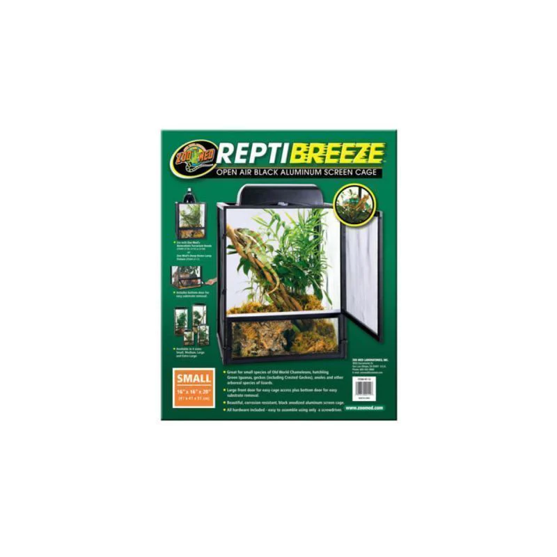 ZooMed ReptiBreeze Screen Cage Large 46 x 46 x 91cm - Image 2